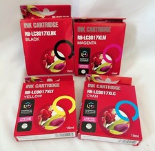 Compatible Brother LC3017 XL Ink Cartridge Set 4 NEW Sealed picture