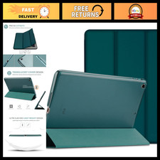 Ultra Slim Lightweight iPad 9.7 Case - Translucent Frosted Back Stand Cover, Eme picture