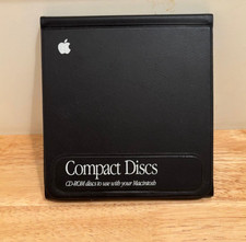 Vintage 1996 Apple Computer Compact Discs Case with Mac OS 8 CD-ROM Japan picture