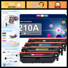 210A Toner Cartridges 4 Pack Compatible for Color Laser Printers - Black, Cyan, picture
