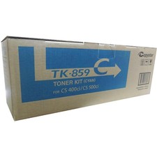 Kyocera Copystar TK859C Copier Toner Kit Cyan 200Ci 300Ci Genuine OEM Quick Ship picture