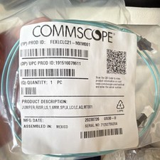 SET OF 9 CommScope Simplex LC-LC Aqua Optical Network Cable FEXLCLC21-MXM001 picture