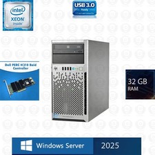 HP ProLiant ML310e Gen8 v2 E3 32GB 2x 500GB SSD | 2x2TB HD Windows server 2025 picture