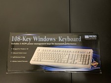 Micro Innovations 108-Key Windows Keyboard Model KB400i-KC - Great Conditions picture