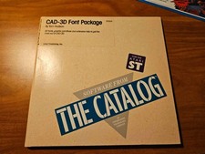 THE CATALOG - CAD-3D Font Package By Tom Hudson for Atari ST picture