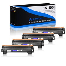 4PK TN1000 Toner Cartridge For Brother TN-1000 MFC1810R MFC1815 MFC1815R HL-1110 picture