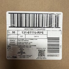 Leviton 61110-RP6  eXtreme Cat6 QuickPort Jack Purple T568A/B | New 50 Pieces picture