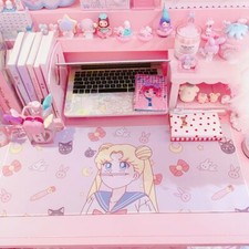 Magical Girl Kawaii Oversized Mouse Pad Mouse Mat Desk Anime Sailor Cute Pink picture