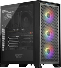 ATX Mid-Tower Gaming PC Case, Pre-Installed 3x120mm Fix RGB Fans, USB3.0 Ready picture