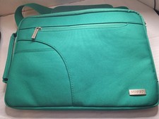 MOSISO 14-inch Polyester Laptop Case Multifunctional Computer Bag in Green picture