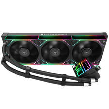 Frozen Infinity 360 Black CPU Water Cooler,360 Aio CPU picture