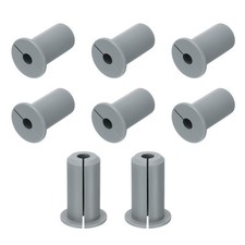 8Pcs Wall Grommets for Cables 3/4 Inch Cable with 7mm Hole Silicone Grey picture