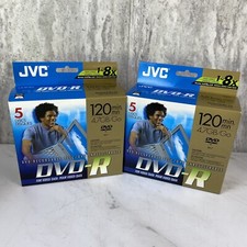 2 JVC DVD-R DISC 4.7GB 5 Disc Packs - NEW/SEALED picture