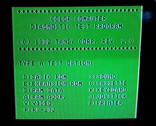 Tandy Coco Color Computer Diagnostics 2.0 Cartridge 1 2 3 Diags 26-3019 TRS-80 picture