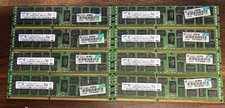 LOT of 8 SAMSUNG 8GB 2Rx4 PC3-10600R DDR3 M393B1K70CH0-CH9Q5 Server Memory RAM picture