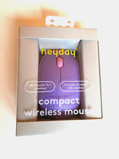 Heyday Compact Wireless Mouse, Bluetooth Enabled - Purple/Pink - NEW & SEALED picture