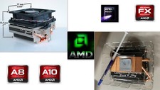 Original AMD 125W CPU Cooler Heatsink Fan for Socket FM2 AM3 AM3 Processors - picture