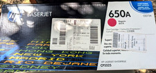 ✨NEW SEALED IN BOX OEM Genuine HP 650A Magenta Toner CE273A CP5525 ✨ picture