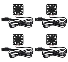 4 Pack 40mm Usb Brushless Cooling Fan 40mm X 10mm Fan High Performance Dc 5v Coo picture