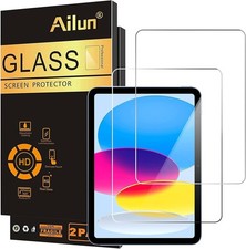 2 Pack Screen Protector for iPad 11th/10th Gen | Tempered Glass, Face ID Compati picture