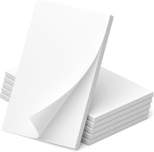 Note Pads 3x5, 6 Pack Small Notepads 3x5 Memo Pads, 3 x 5 Inch, White  picture