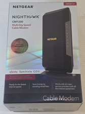 NETGEAR Nighthawk CM1200-100NAS DOCSIS 3.1 Cable Modem w/ everything picture