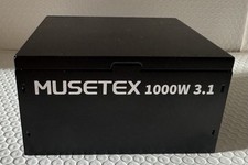 MUSETEX MU1000 1000W Full Modular ATX 3.1 PSU, PCIe 5.0, 105°C Capacitors picture