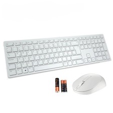 Lot of 10 Dell KM5221W Pro White 2.4GHz Latin QWERTY Wireless Combo HGX2K picture