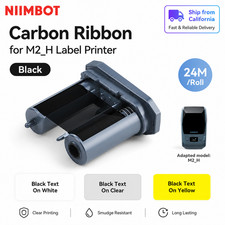 NIIMBOT M2 Ribbon Thermal Transfer Ink Ribbon for Labels Multiple Color Lab Vial picture