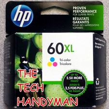 HP GENUINE 60XL TRI-COLOR INK (RETAIL BOX) PHOTOSMART C4740 C4750 C4780 C4795 picture