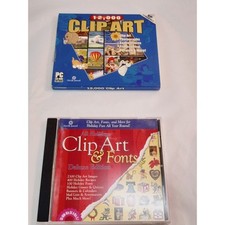 Clip Art 12,000 + & All Holidays Clip Art & Fonts Deluxe Edition picture