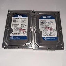 Lot of 2 Western Digital WD Caviar Blue 500GB 3.5