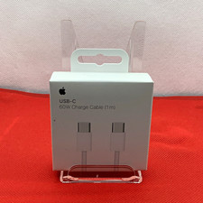 Genuine Apple USB-C 60W Woven Braided Charge Cable 1M OEM Sealed New picture