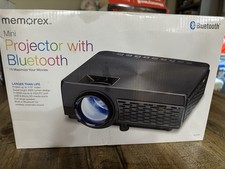 Memorex MP-3000B Mini Bluetooth Portable LCD Projector 800x480 Black picture