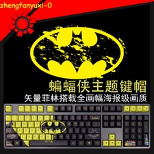 Batman Dark Knight PBT Keycaps Full Set for Cherry Mechanical Keyboard 108 Keys picture