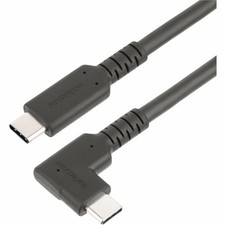 StarTech 1.6ft [50cm] Rugged Right Angle USB-C Cable (rusb31cc50cmbr) picture
