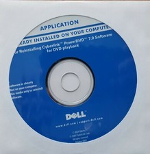 Brand New Genuine Dell Cyberlink PowerDVD 7.0 for DVD playback P/N 0WU803 picture