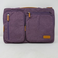 Mosiso Laptop Briefcase Sleeve Purple 15in Polyester Travel Professional Sleek picture