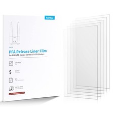 ELEGOO 5PCS PFA Release Liner Film for Mars 3 and Mars 3 Pro, 146X195Mm with 0.1 picture