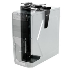 Black Under Desk Wall Office PC Mount MOUNTPC01 Computer Tower Holder picture