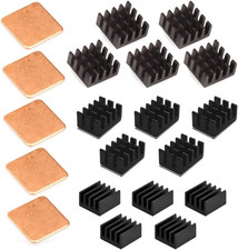 30 Pcs Raspberry Pi 4 Heatsink Kit with Thermal Conductive Adhesive Tape Alu... picture