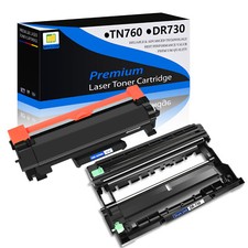 1X TN760 Toner Cartridge DR730 Drum Unit For Brother DCP-L2550DW MFC-L2710DW picture