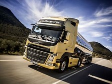 Cars 2013 volvo fm 410 42 semi tractor f Desk Mat Stitched picture