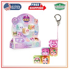 Clickeez Series 3 Collectible Character Keyboard Keys 5-Pack Keychain Set Age... picture