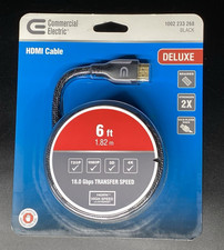 Commercial Electric 6 ft. Deluxe HDMI Cable picture