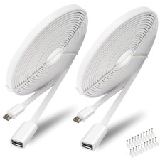 SIOCEN 2 Pack 13FT Micro USB Extension Cable for Zmodo,Male to Female Extender picture