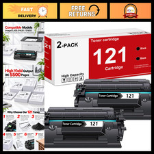 High Yield 121 Black Toner Cartridge (2-Pack) Compatible for Canon imageCLASS D1 picture