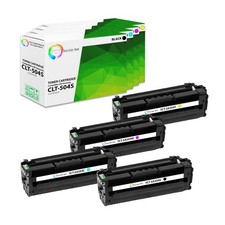TCT 4PK CLT504S Color Toner Cartridge Set For Samsung CLP415 CLX4195 printer picture