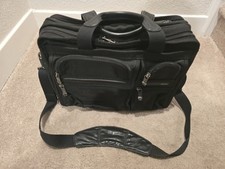 Tumi Alpha Expandable Compact Organizer Black Laptop Briefcase #26141D4 picture