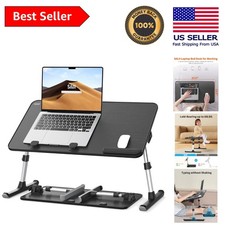 Elegant Laptop Stand with Adjustable Settings - Perfect for Home and Travel Use picture